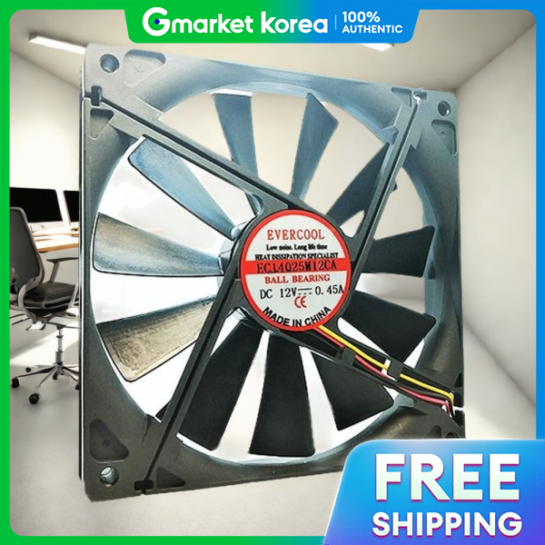 140mm Low-Noise Case Fan, 25mm Slim Frame, Ball Bearing Giá 376,500 Đồng*Miễn phí vận chuyển