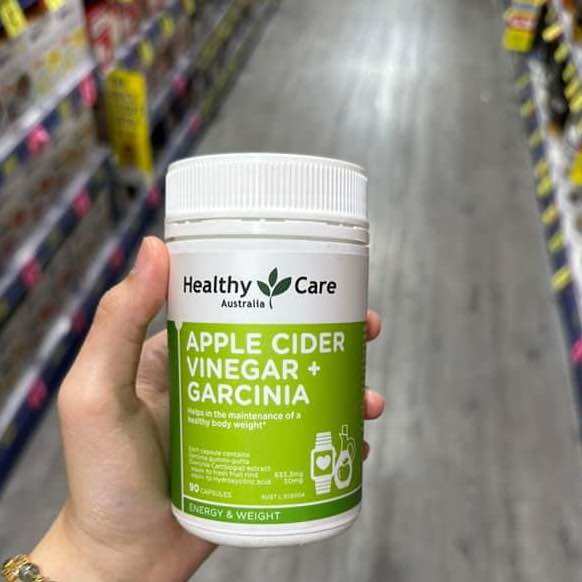 Giảm cân Healthy Care Apple Cider Vinegar Garcinia 90 viên