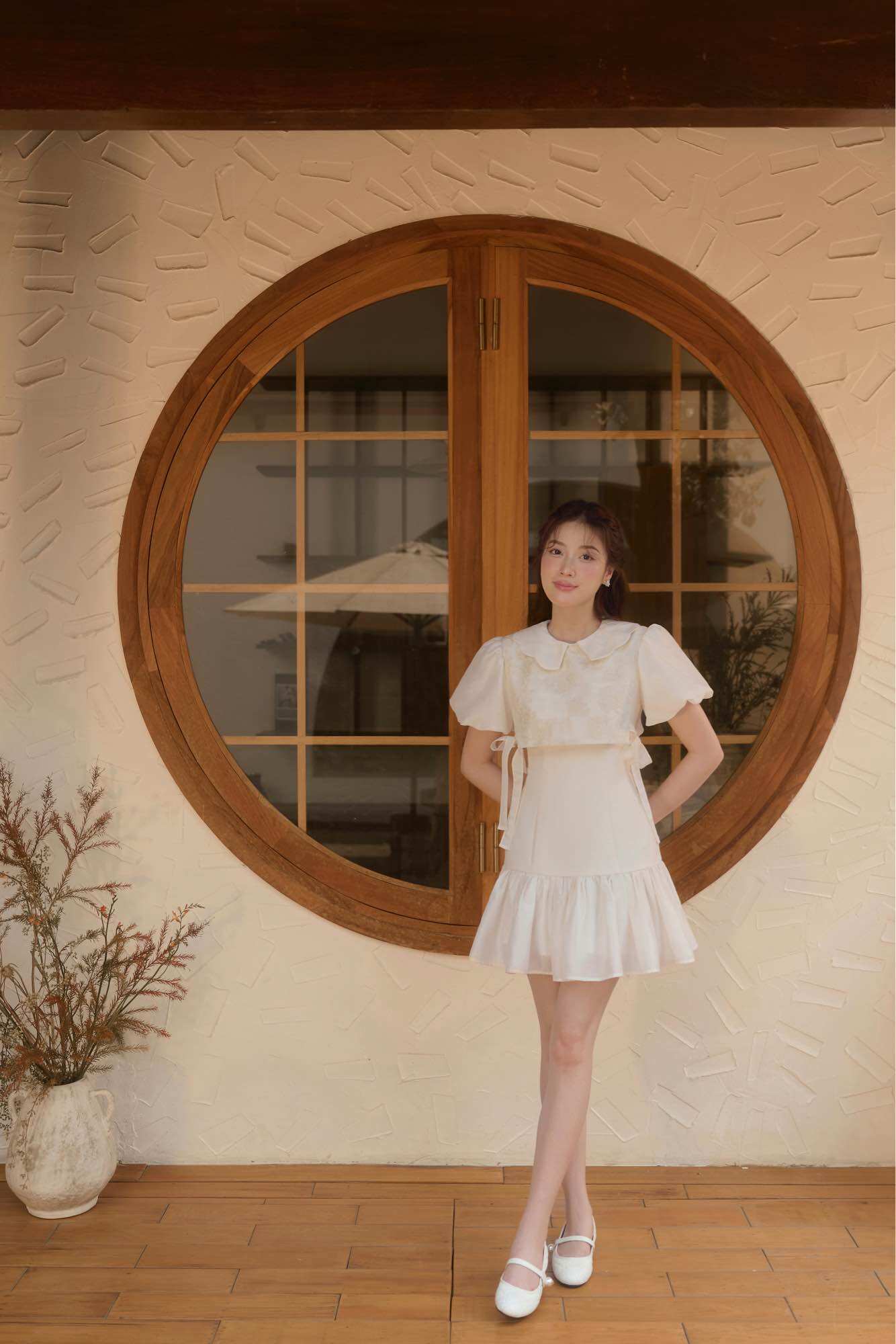 CÉLESTE - Váy tơ yếm Aline Dress