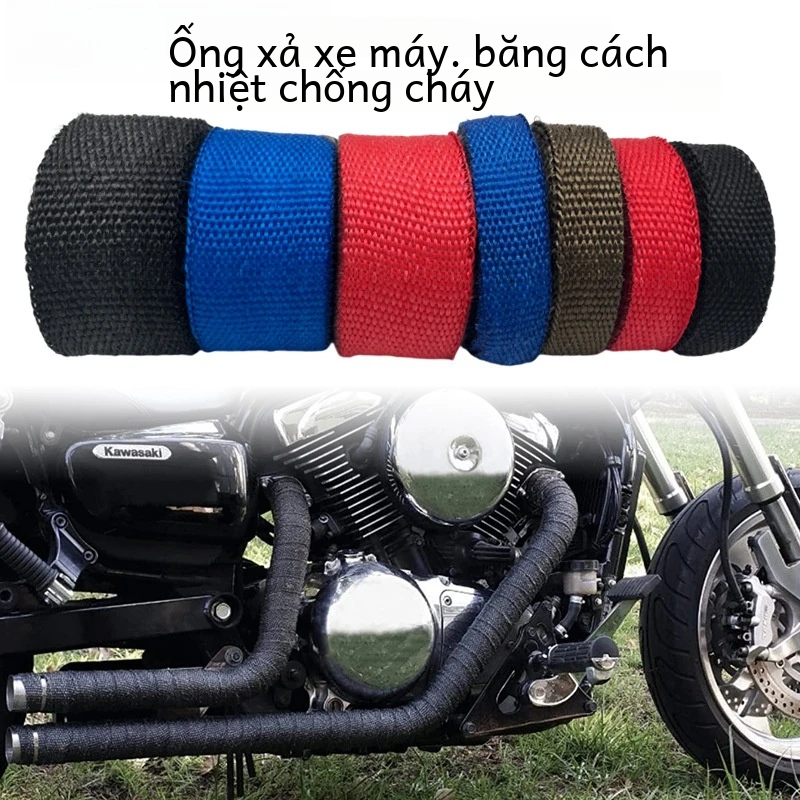 Ô Tô Và Xe Máy Sửa Đổi Ống Xả Cách Nhiệt Chống Bỏng Vải Chuối Cotton Firepro Để Tăng Cường An Toàn