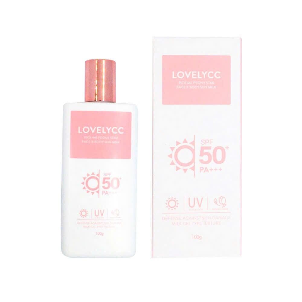 Sữa Chống Nắng Lovelycc Pick Me Peony Star Face & Body Sun Milk SPF50+