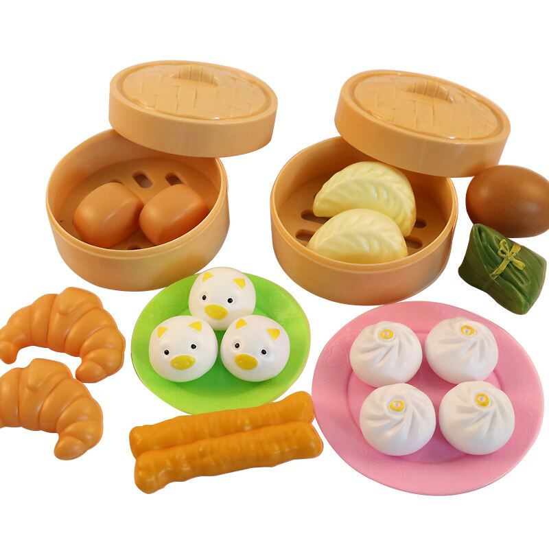 Đồ Chơi Lồng Hấp Điểm Sáng Gói Nấu Ăn Nhà Bếp Nhà Bếp Chơi Đồ Trẻ Em Bánh
