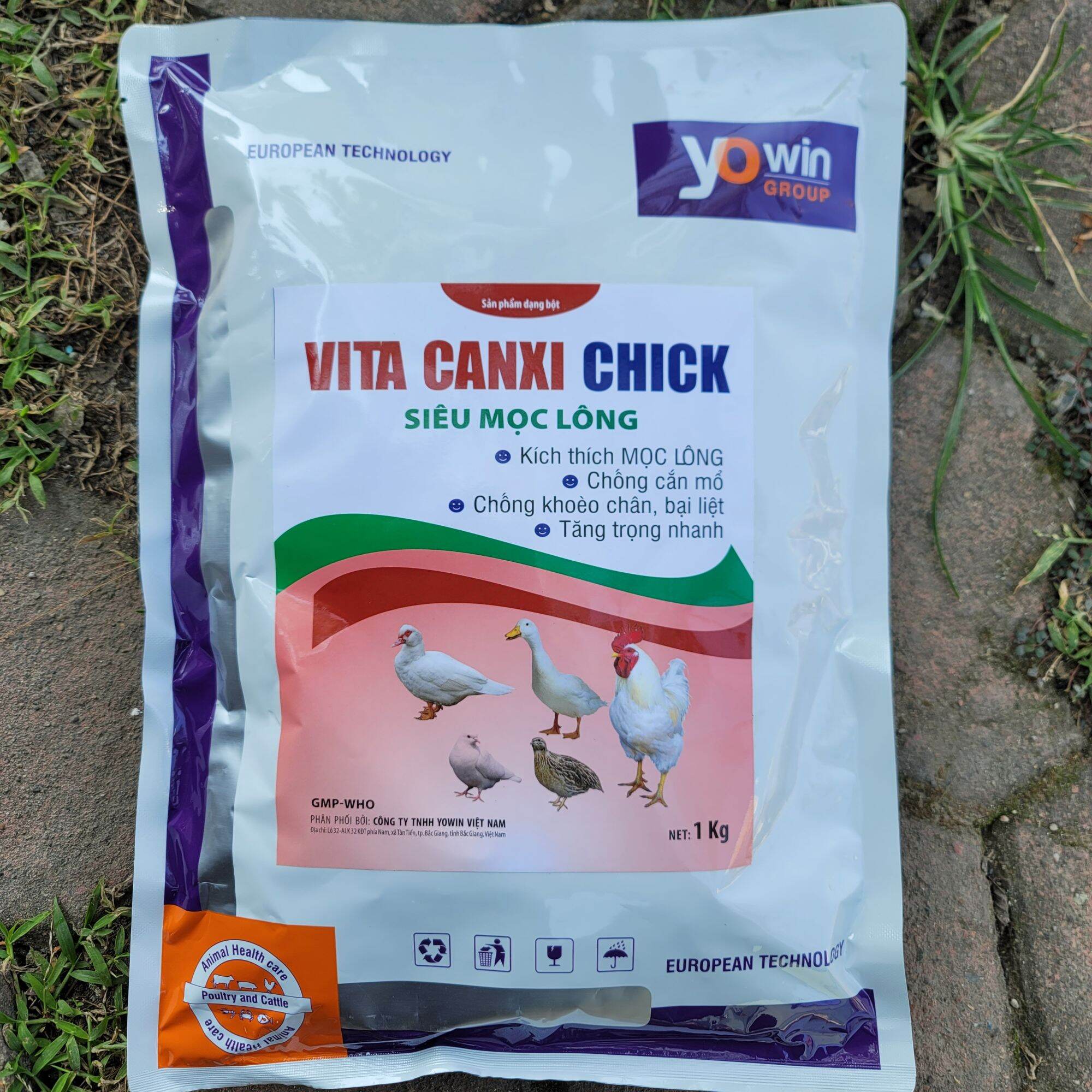 Gói vita canxi chick siêu mọc lông, ra lông nhanh, kích mọc lông, bồi bổ cơ thể cho thú cưng