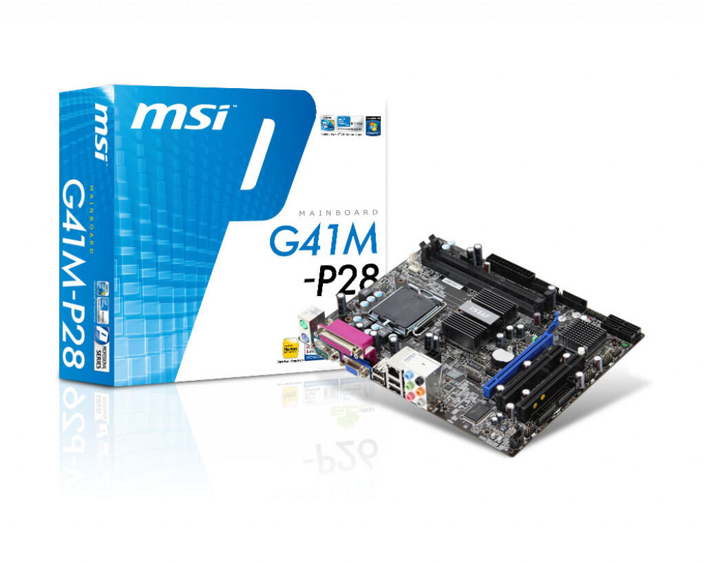 Main g41 msi dùng ram ddr3 hình thức đẹp kèm fe