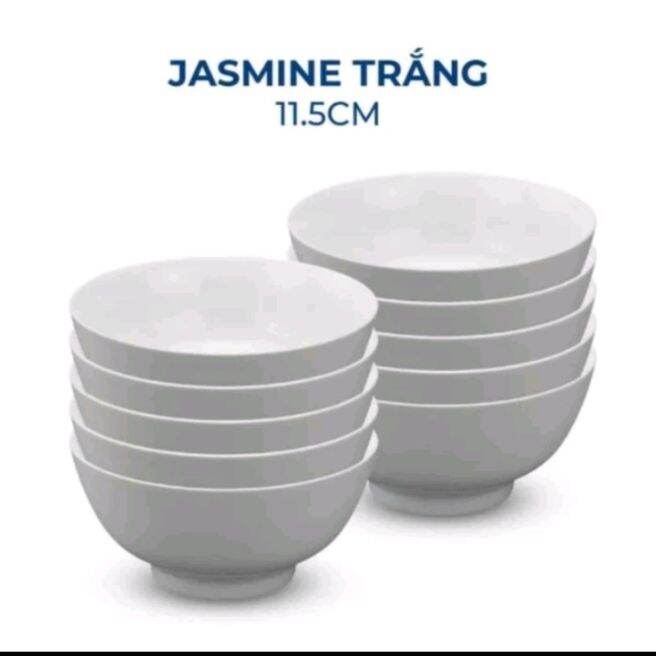 Bộ 10 chén cơm 11.5 cm - gốm sứ minh long