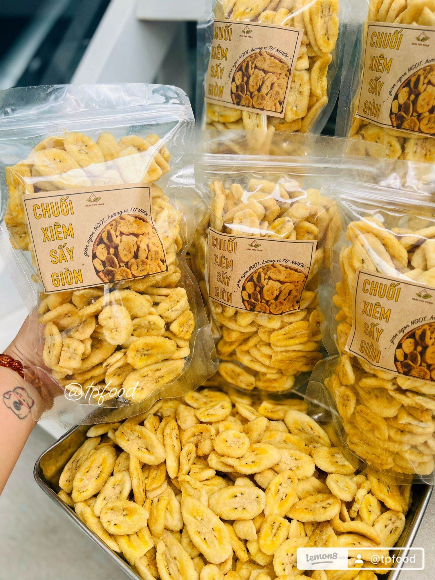 Chuối xiêm sấy giòn 500g