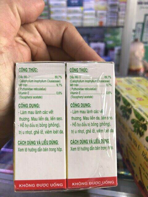 DẦU MÙ U - TRĂN MÙ U