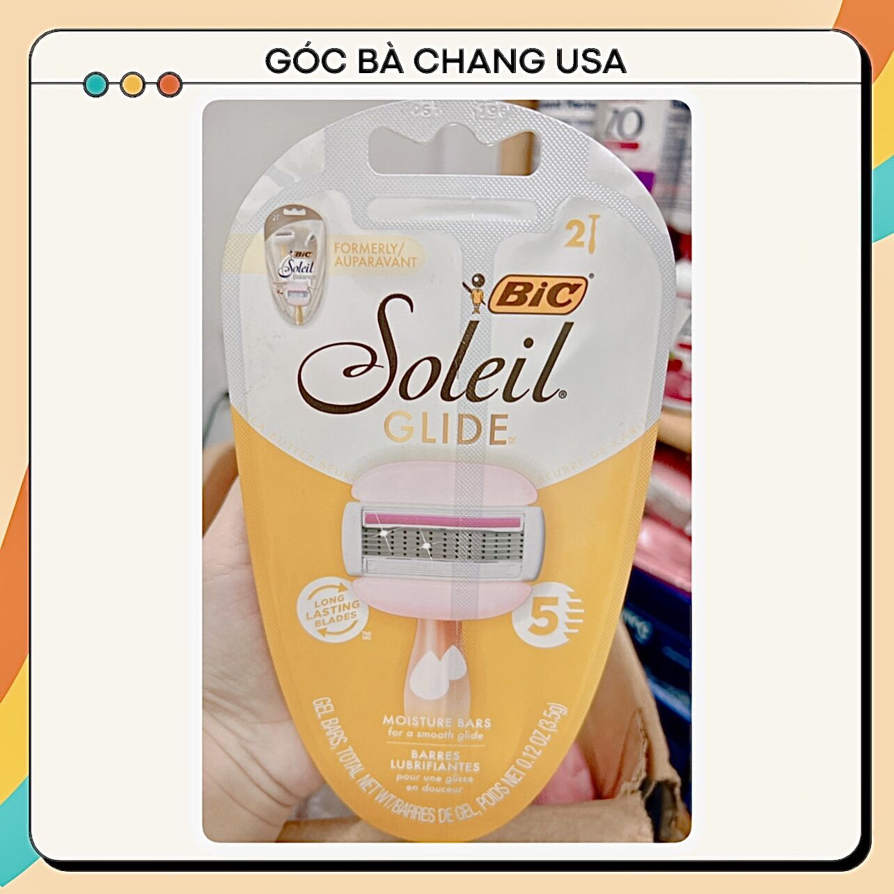 Dao cạo đầu bơ bic glide ❤️