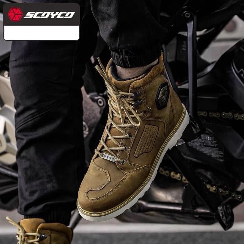 Giày bảo hộ moto classic Scoyco MT071