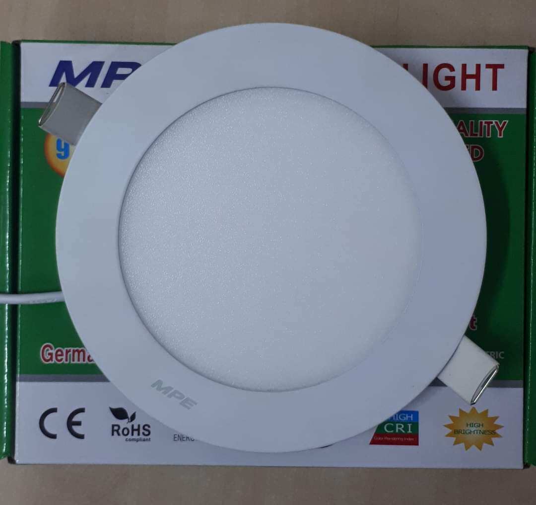[HCM] ĐÈN LED ÂM TRẦN 6W MPE (SÁNG TRẮNG - SÁNG VÀNG)
