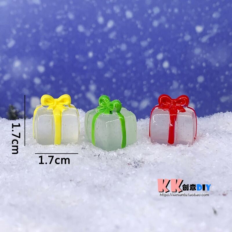 Dimoo Christmas Accessories Blind Box Scenics Decorations Micro Landscape Snowmans Letter Resin Desk