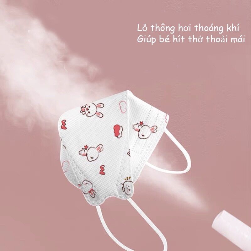 [COMBO 50 cái ]Khẩu trang 4D KF94 EM BÉ (2-6 tuổi )