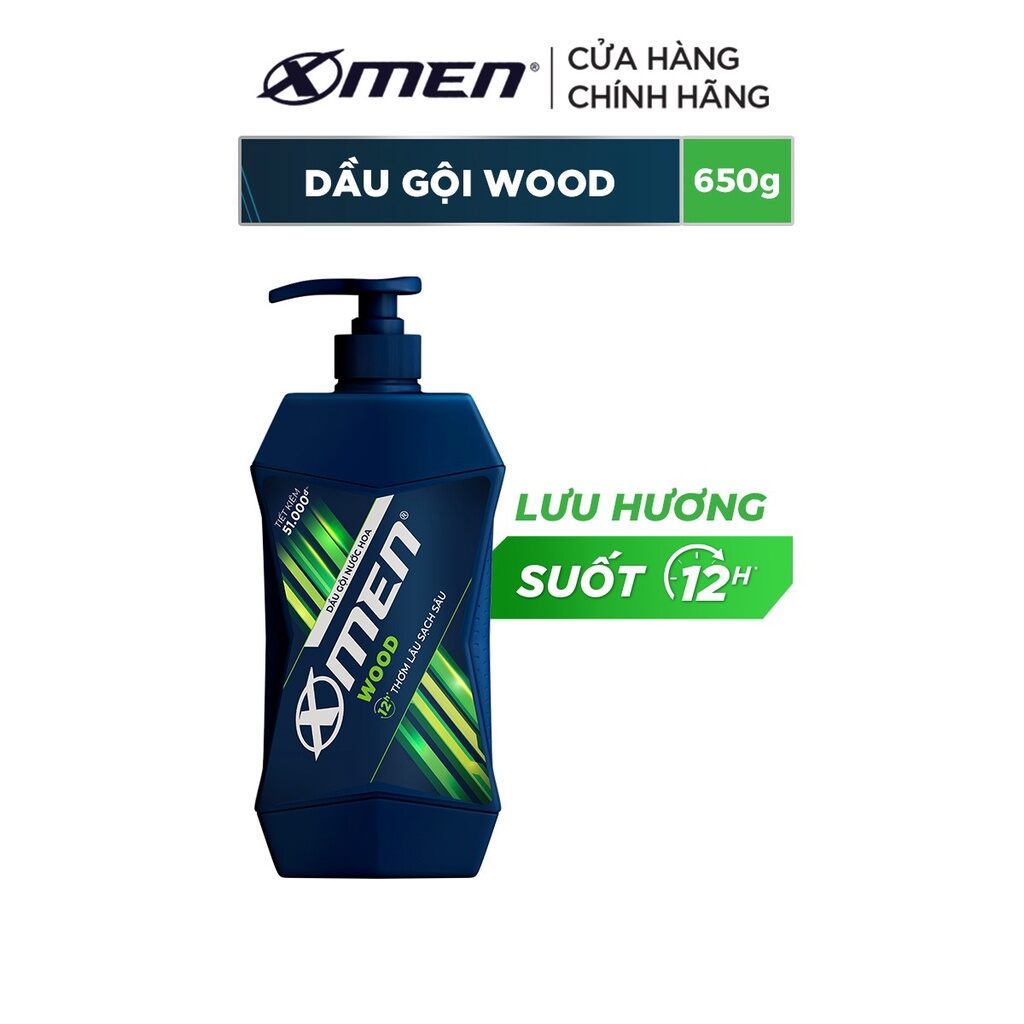 Dầu gội đầu Xmen hương nước hoa  650g