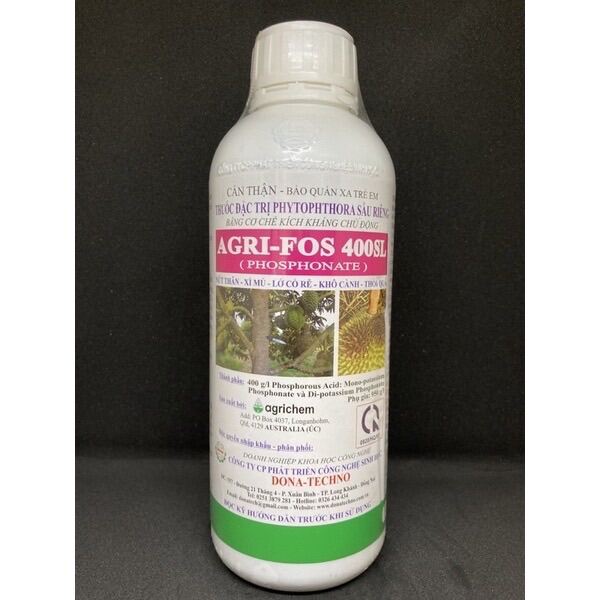 Phân Bón Lá - AGRI-Fos 400sl SẦU RIÊNG - 1000ml