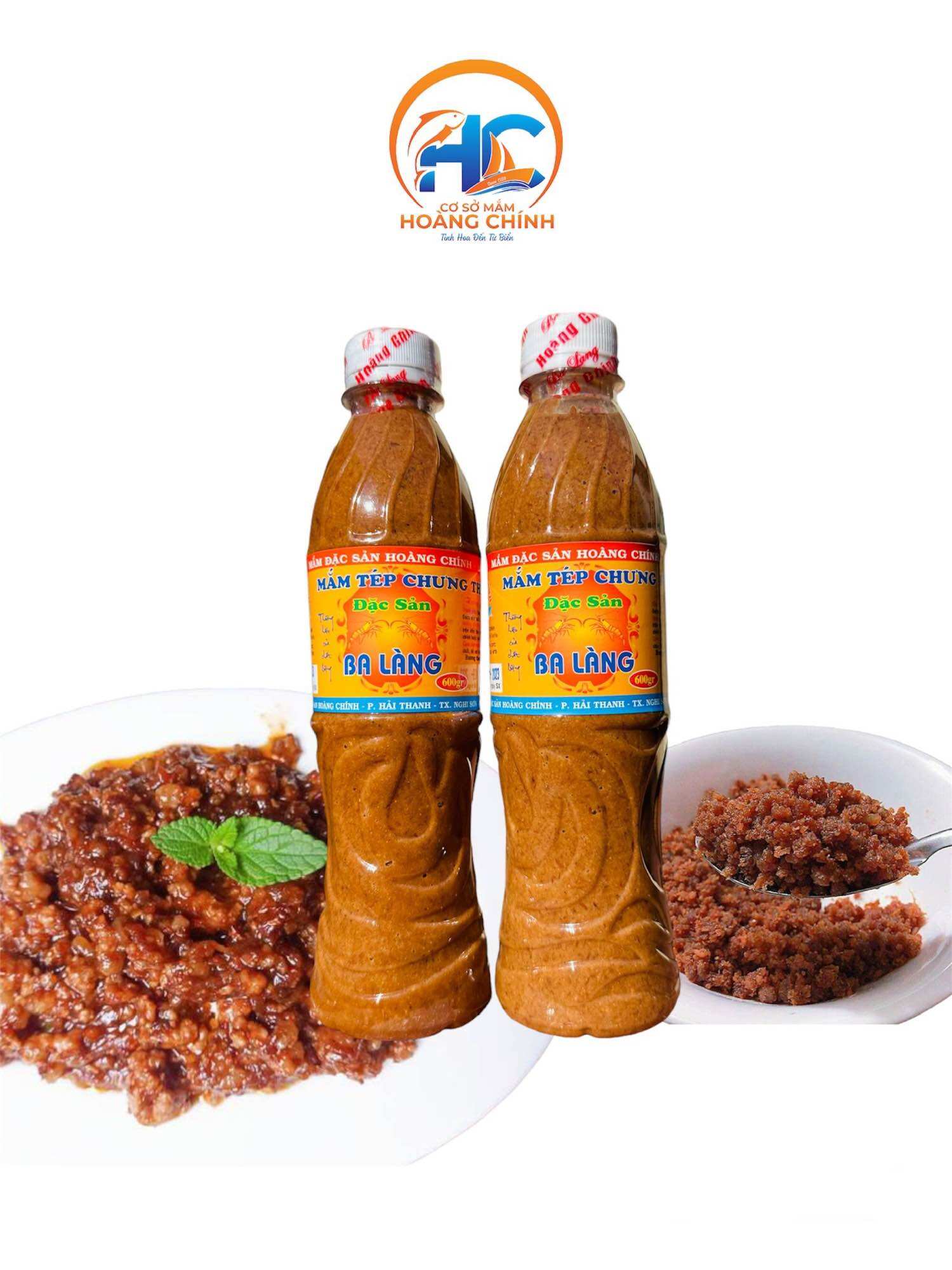 Mắm tép đặc sản ba làng thanh hoá - chai 500gr
