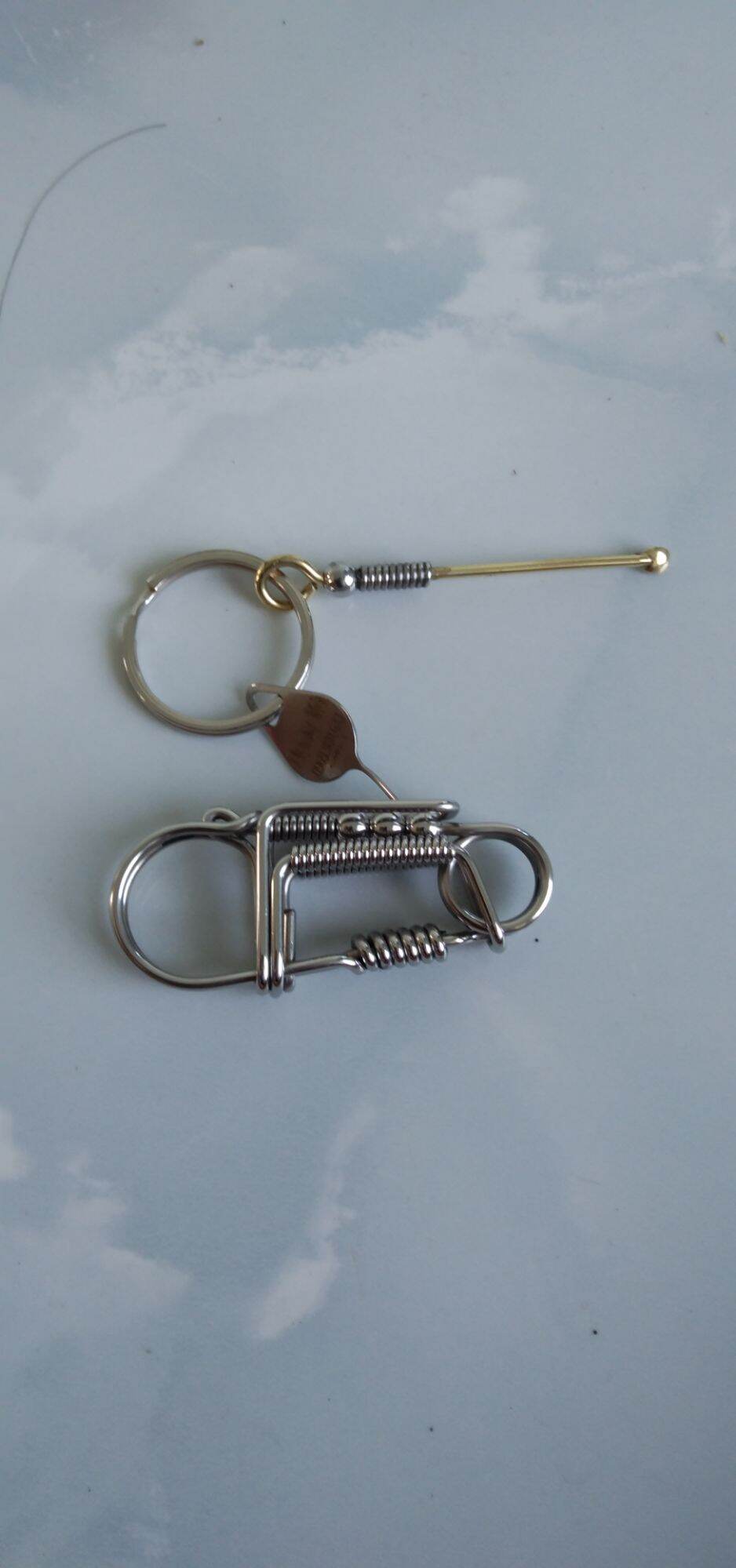 móc khóa thủ công inox 304