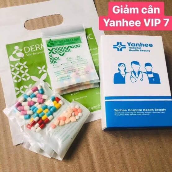 Giảm cân yanhee vip7 (liệu trình 1 tuần giảm 2-4kg)