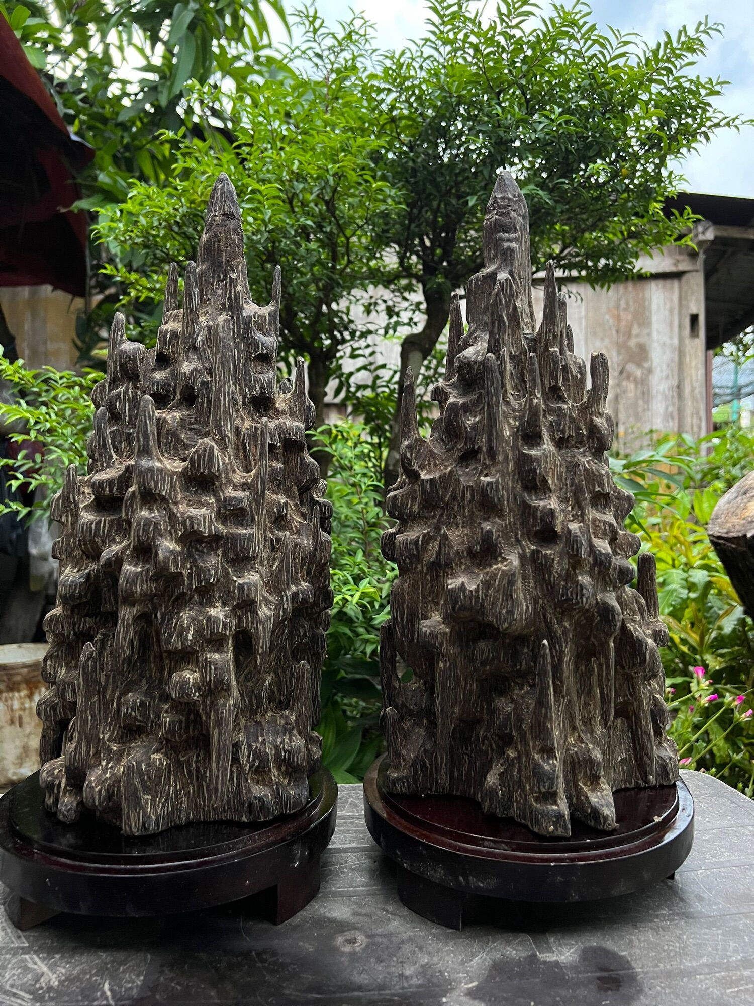 ☘️Cảnh trầm hương để bàn Phong Thuỷ☘️