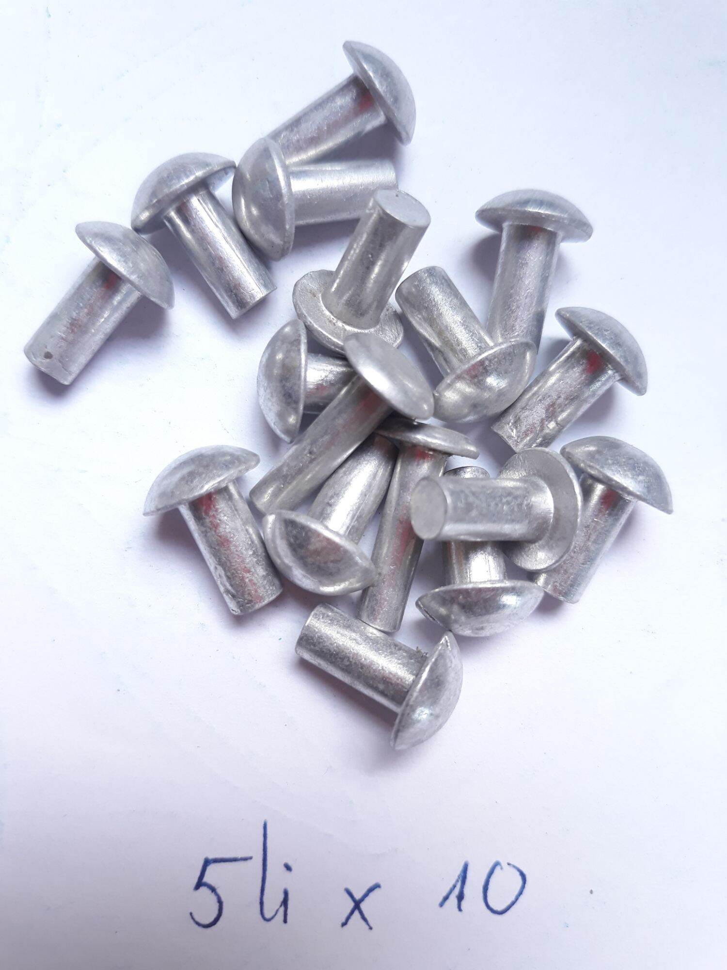 [HCM] Đinh nhôm tán 3mm, 4mm, 5mm (100gr)