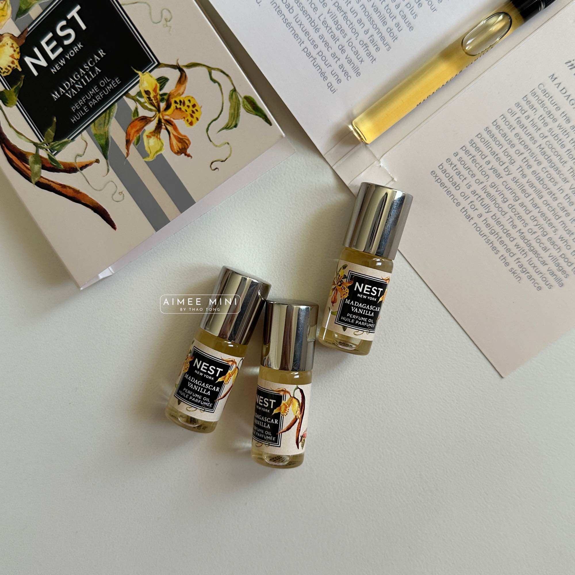 Vial 1.5ml | Tinh dầu nước hoa Nest Madagascar Vanilla Perfume Oil