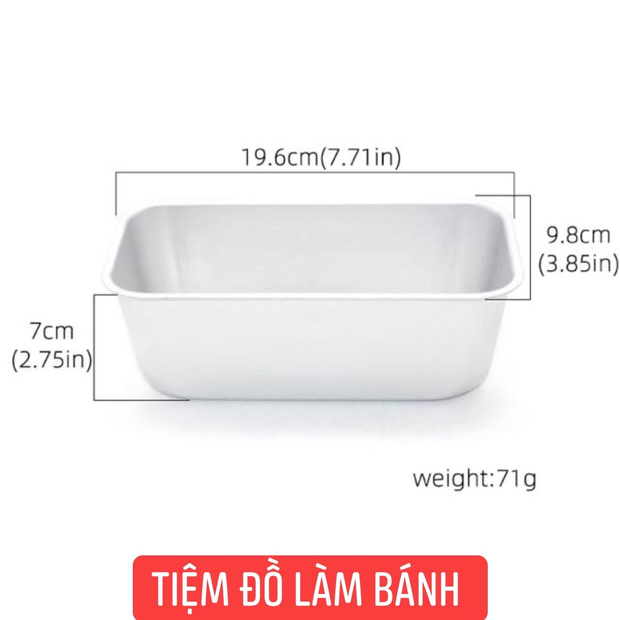 Khuôn loaf bánh mì A5