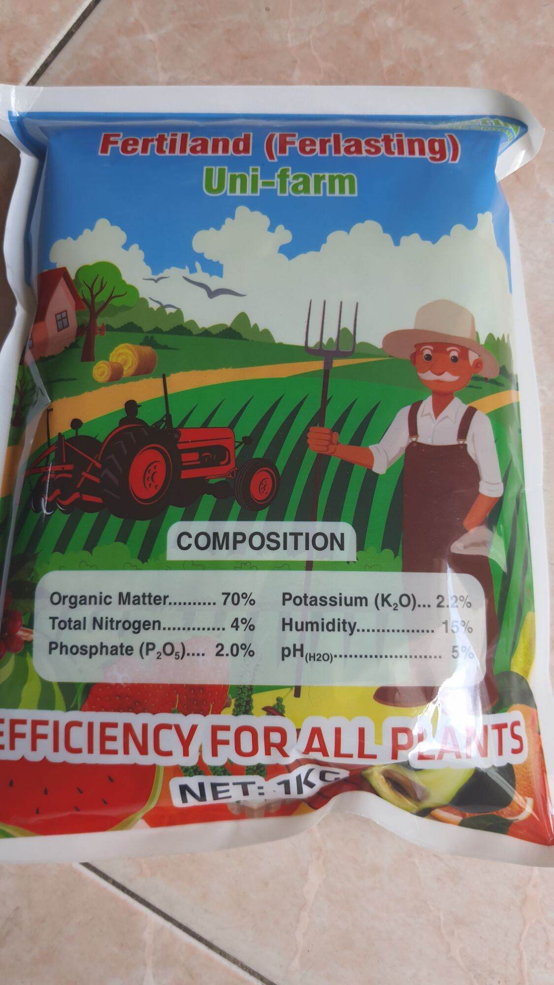 phân hữu cơ Agrimartin super organic nhập khẩu từ Bỉ gói 1KG