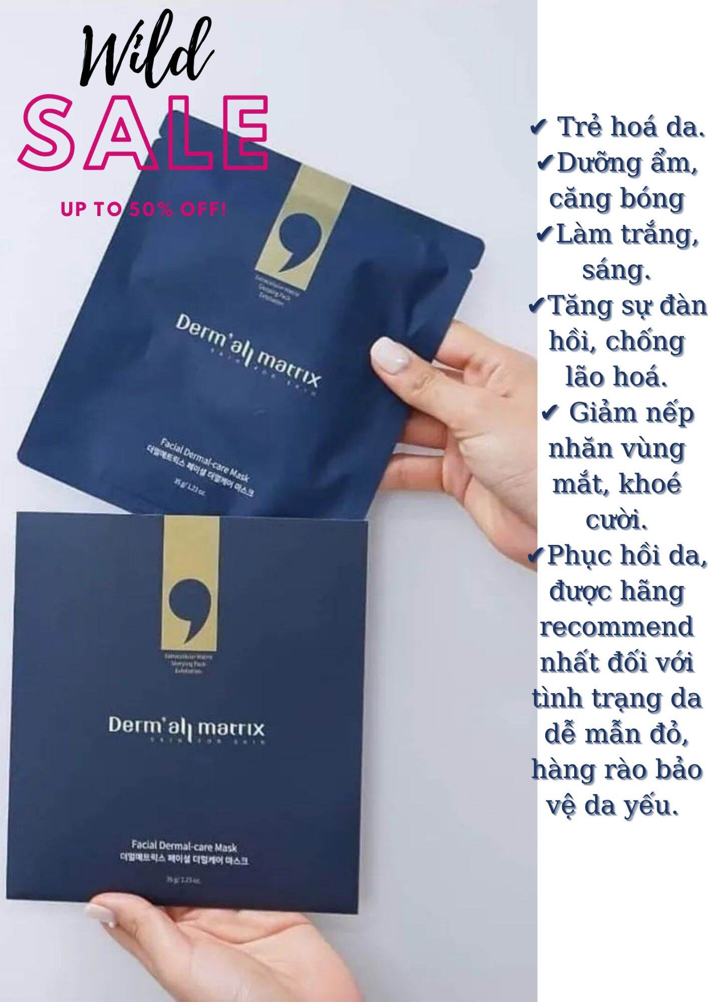 Mặt nạ phục hồi cấp ẩm sáng da MATRIX mẫu mới