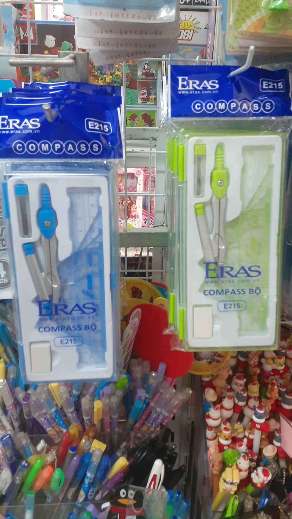 Bộ compass và thước kẻ to Eras E215