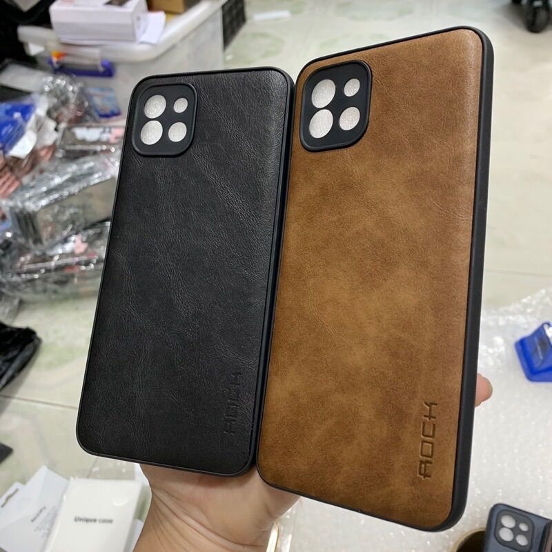 Ốp Samsung A03 dẻo,vân kiểu da màu thời trang