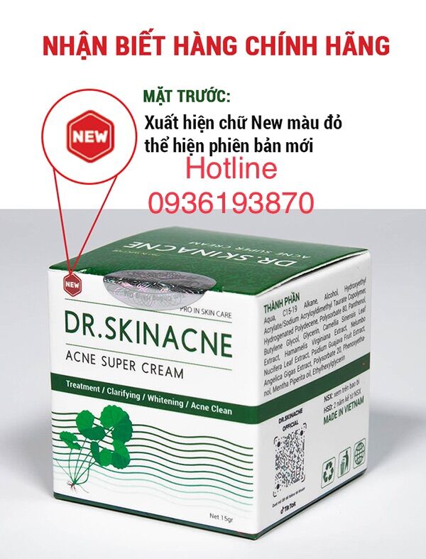 ✅ DR.SKINACNE 👍 [CHÍNH HÃNG] ❤️ DR SKINACNE SIÊU XOÁ MỤN