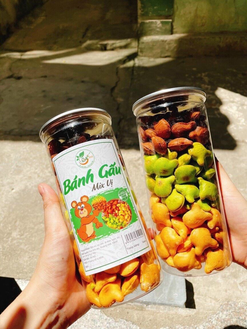 Bánh Gấu mix vị Hũ Pet 420g