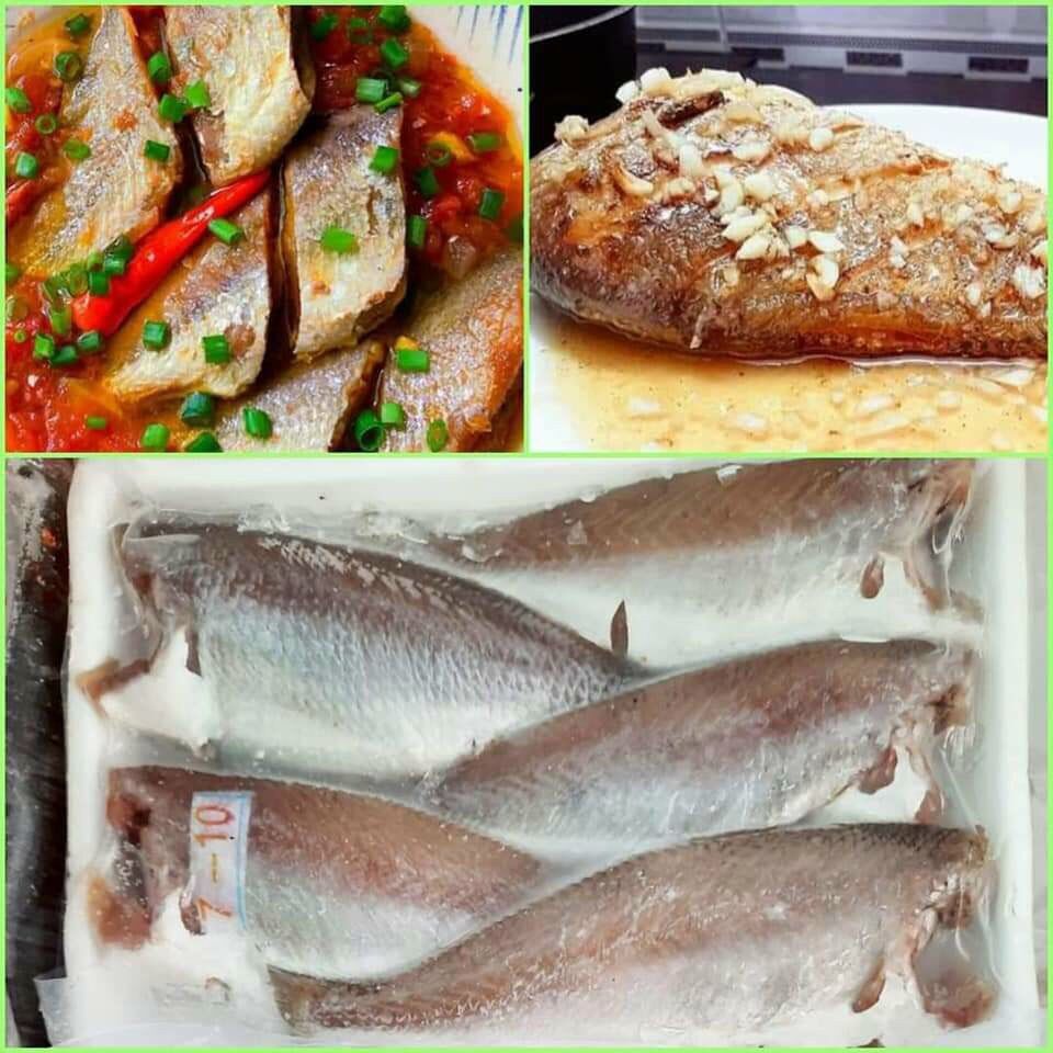 0.5kg Can Gio 1-Sun-Dried Croaker Fish 14-16 Fish/1Kg (Express Delivery Within 2 Hours in Hcmc)