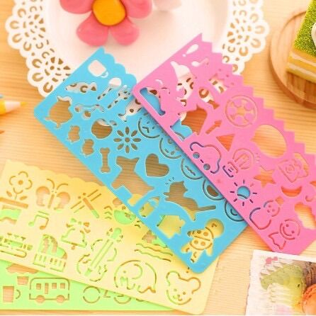 Thước Kẻ In Hình Cho Bé Tập Vẽ