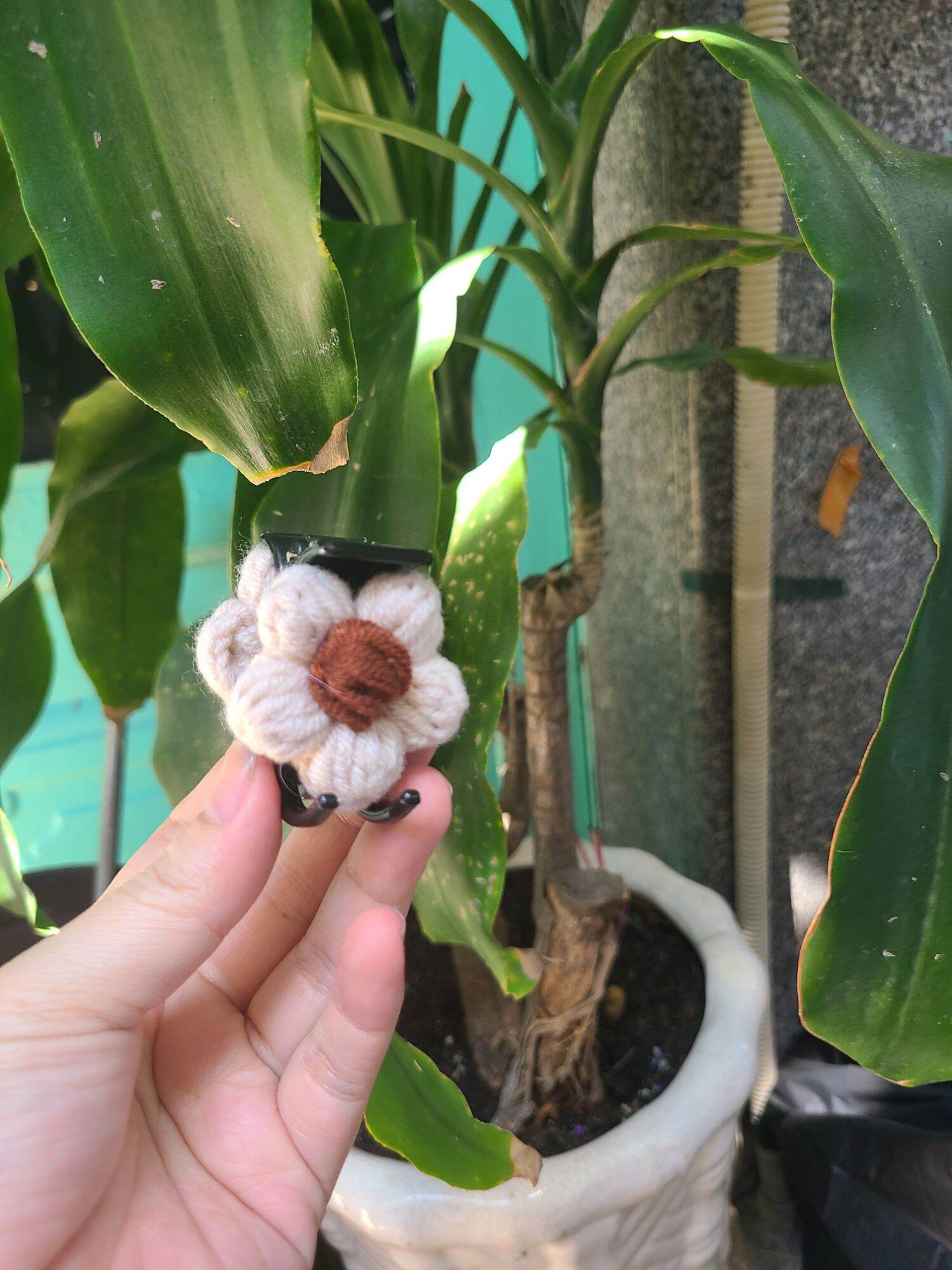 Kẹp tóc len phong cách hàn quốc siêu kute