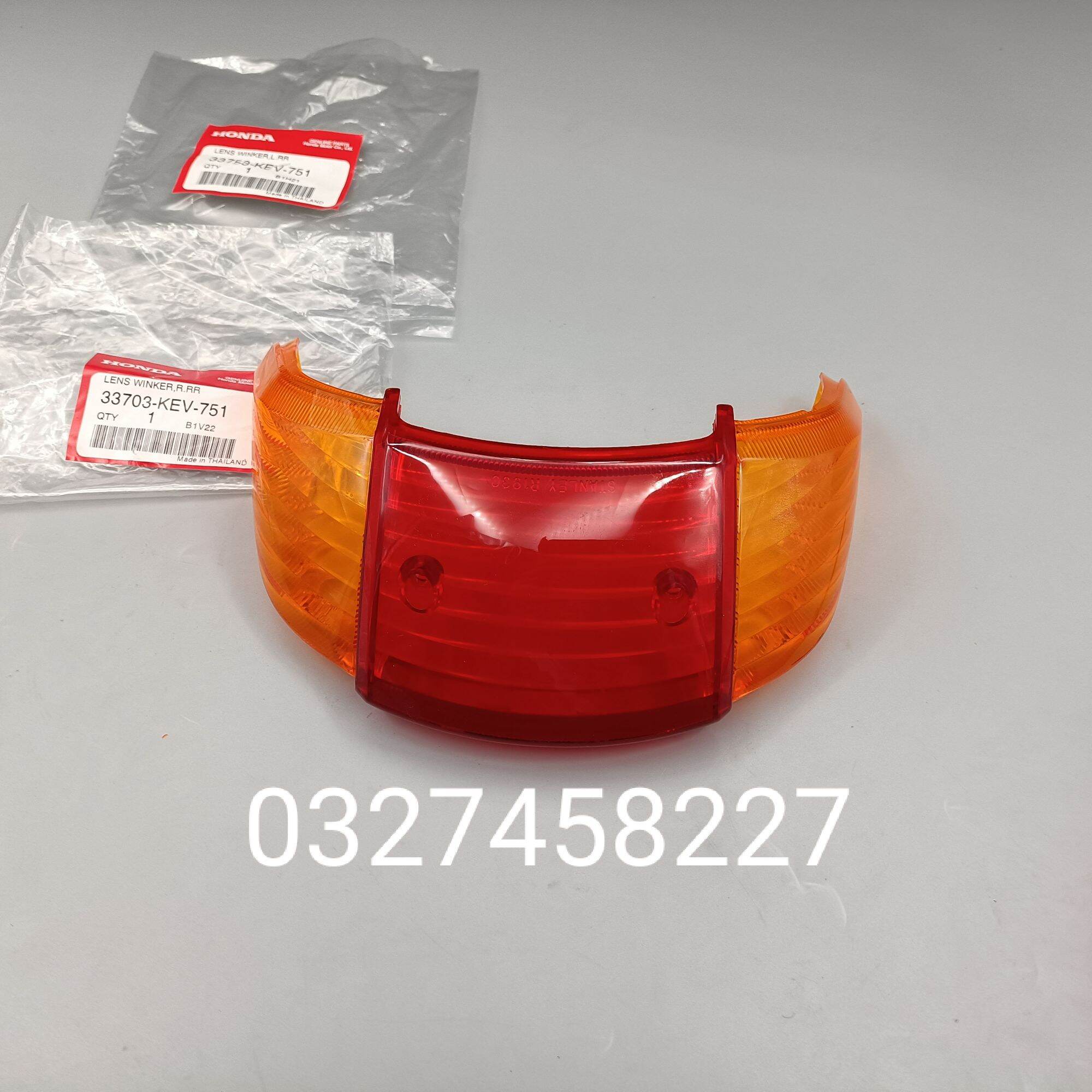 Bộ 3 nắp chụp ốp võ đèn hậu, xi nhan xe WAVE thái zin honda