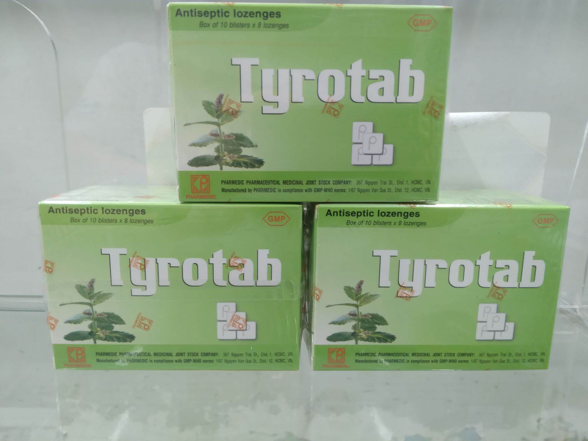 Viên ngậm Tyrotab Hộp 80 viên