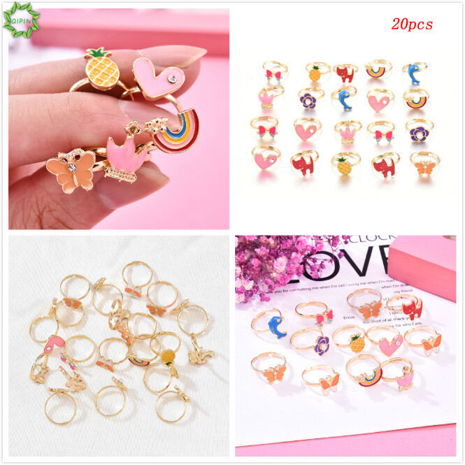 Sét 10 nhẫn các hình cho bé yêu xinh xắn