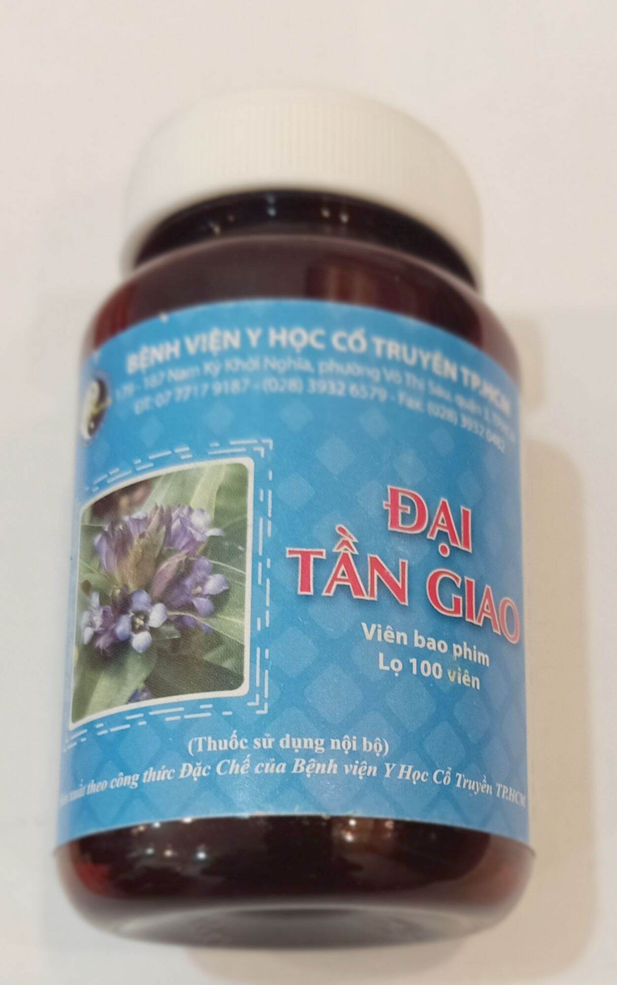Đại tần giao bv yhọc cổ truyền tp.hcm -bán thân bất toại -lọ 100 viên
