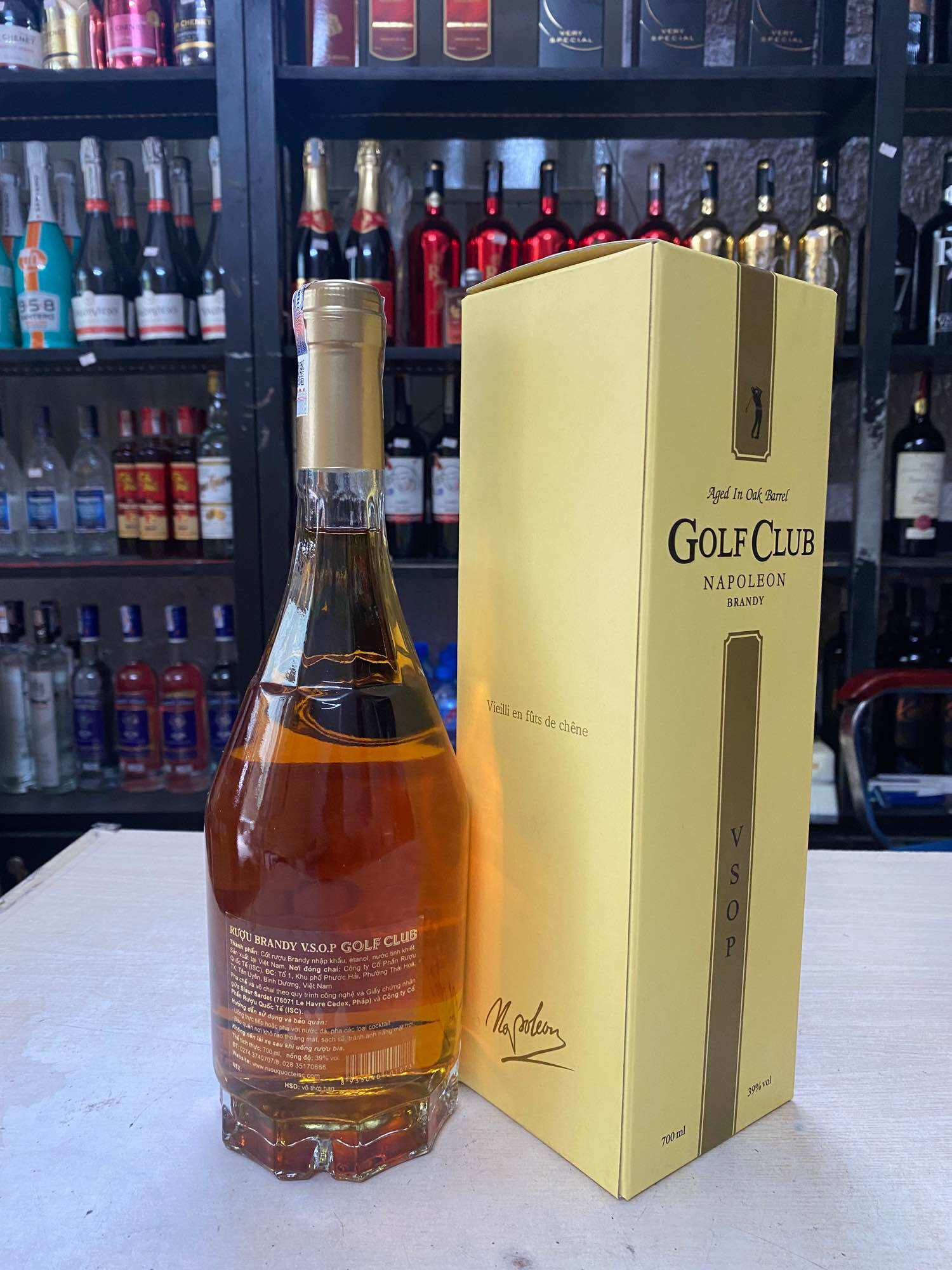 GOLF CLUB Napoleon Brandy 39% 700ml