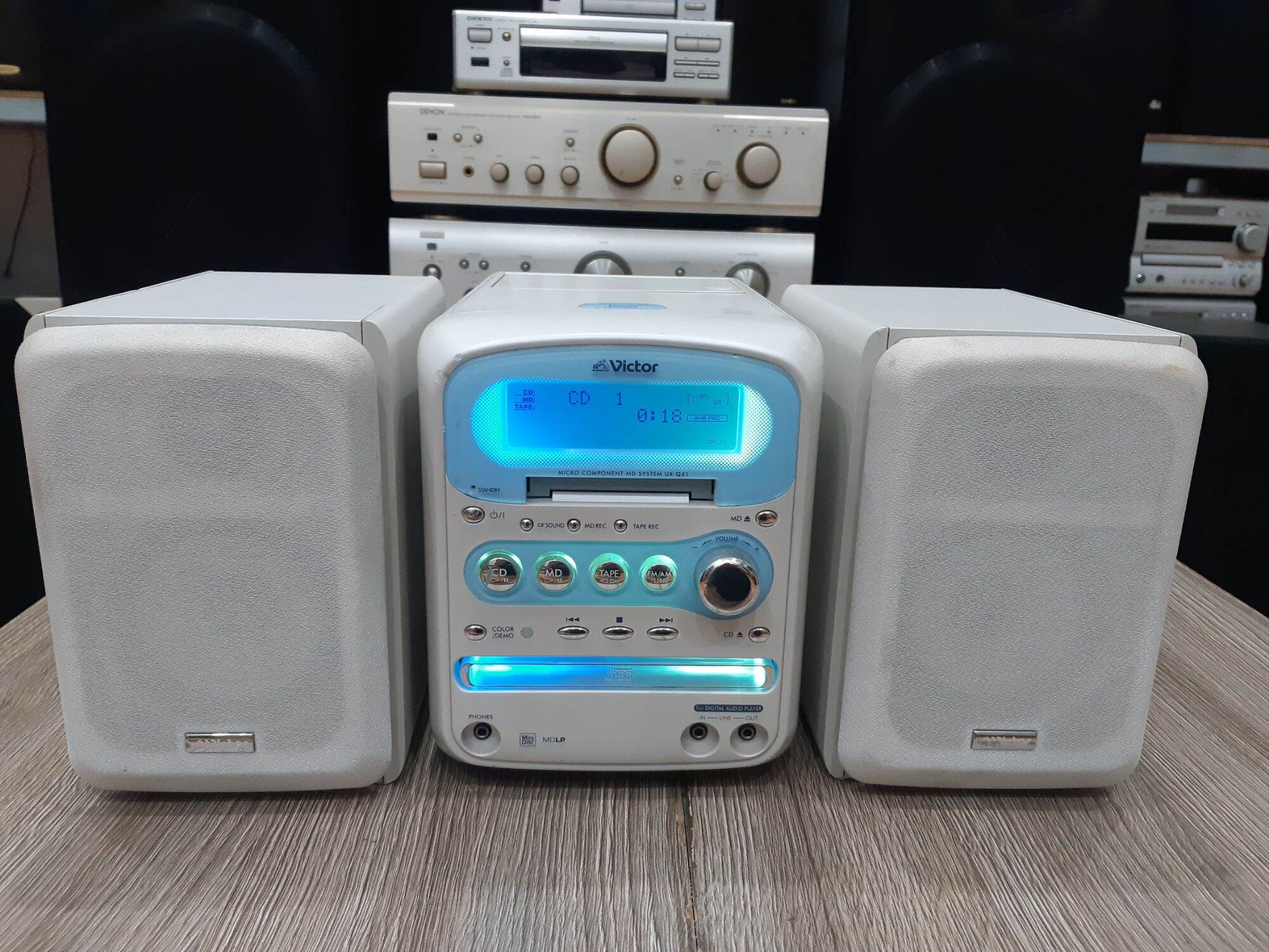 Dàn mini Victor QX1 Nhật bãi nguyên rin