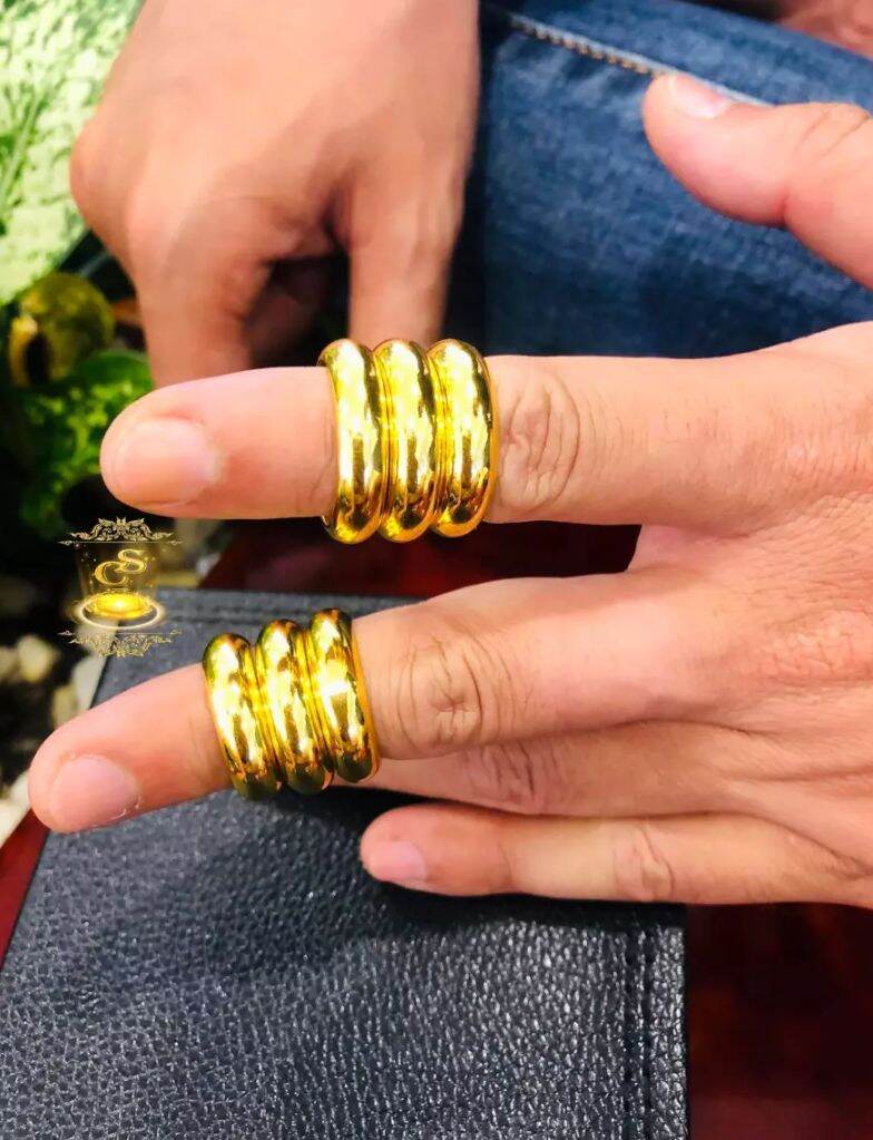 Nhẫn Chỉ 9999 01 chỉ, 02 chỉ, 03 chỉ, 05 chỉ mạ vàng xịn y như nhẫn thật, Đeo không phai