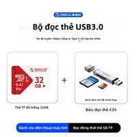 Orico | Thẻ nhớ microSD ORICO 64GB tốc độ cao chuyên dùng cho Camera hành trình Camera giám sát/an ninh