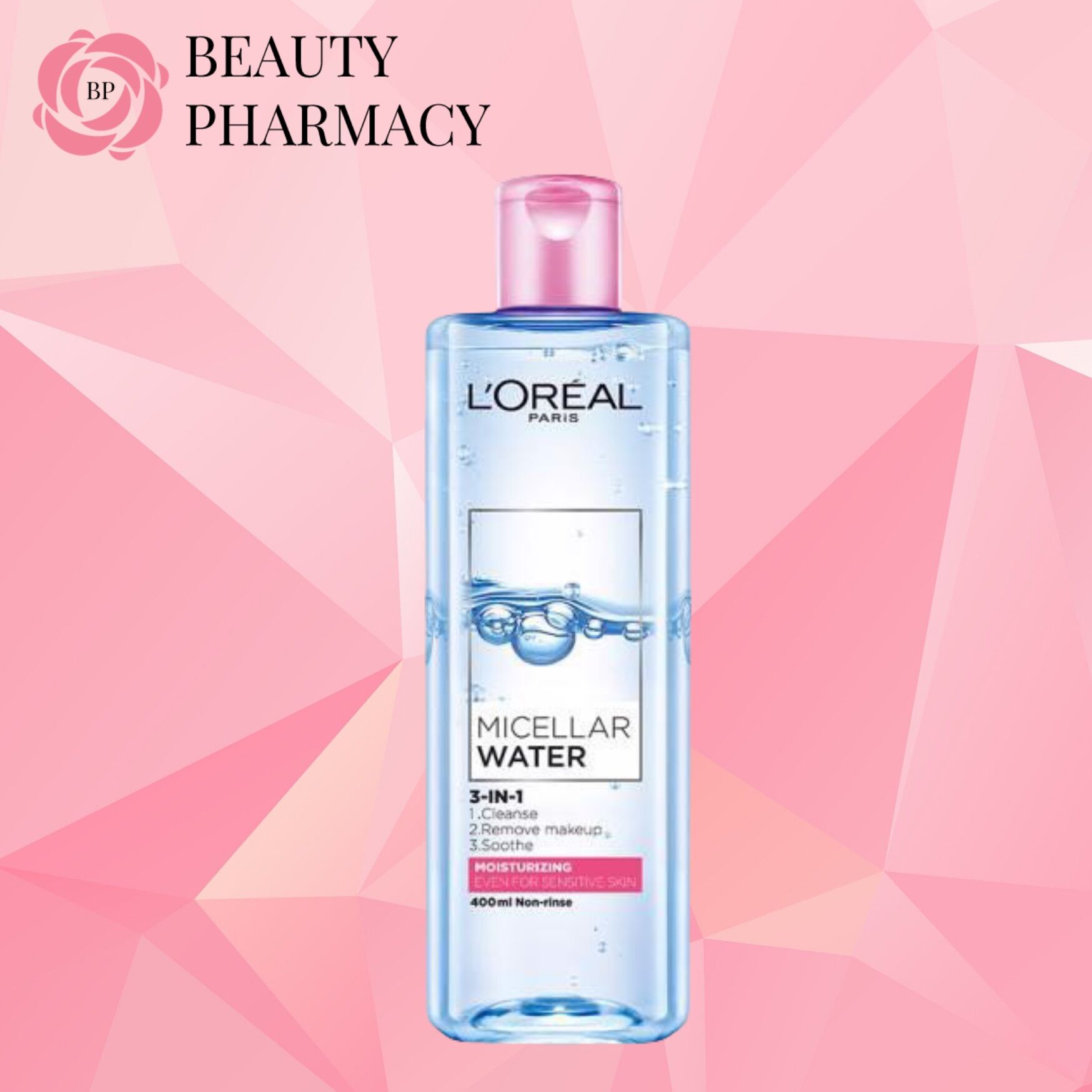 Nước tẩy trang dưỡng ẩm LOreal Paris Micellar Water 400ml