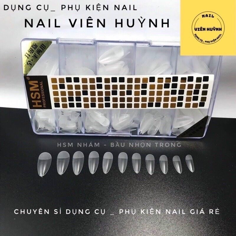 Móng úp nhám sẵn HSM fom chuẩn đẹp