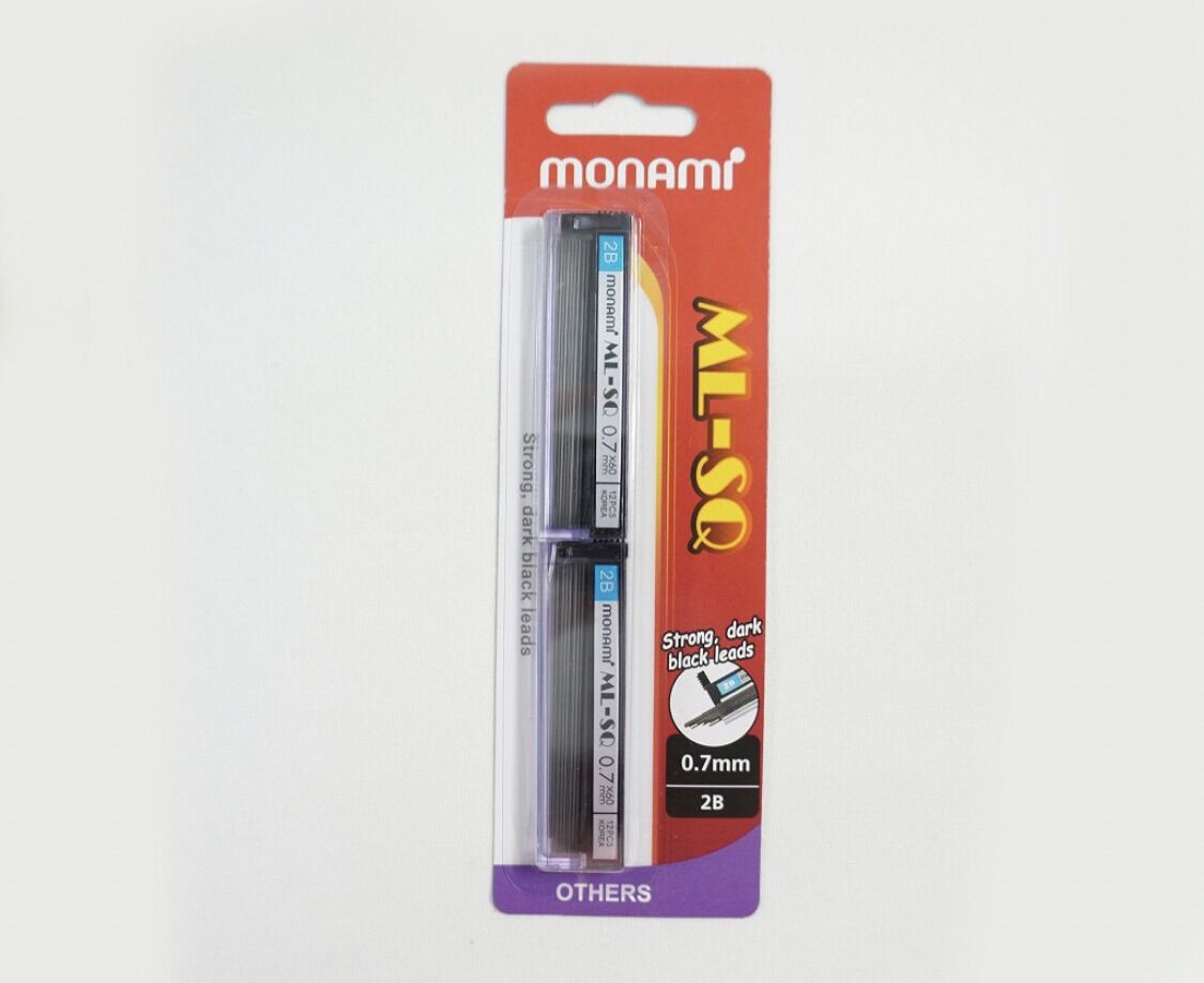 (1 ỐNG) Ruột chì bấm Monami 0.5 - 0.7mm loại tốt