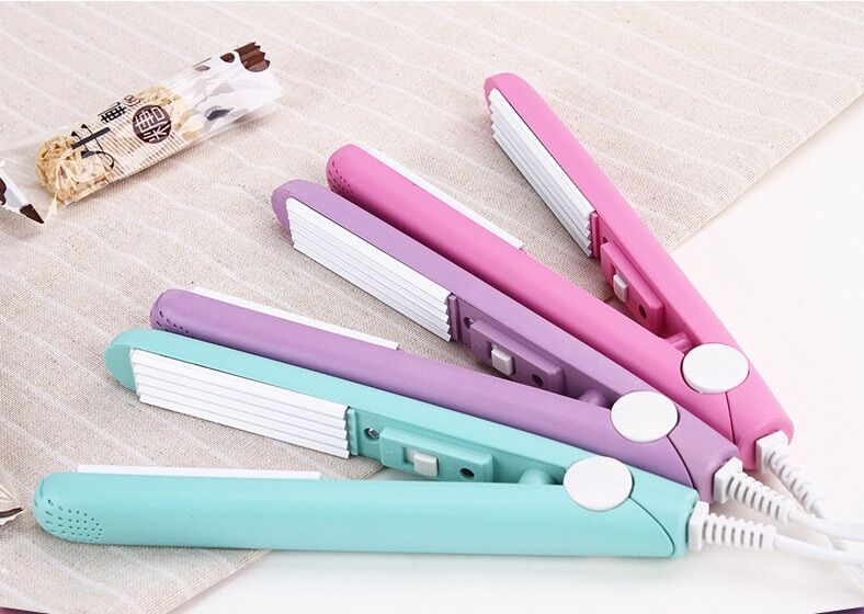 Máy làm tóc mini tạo kiểu uốn - duỗi - bấm dập phồng tóc