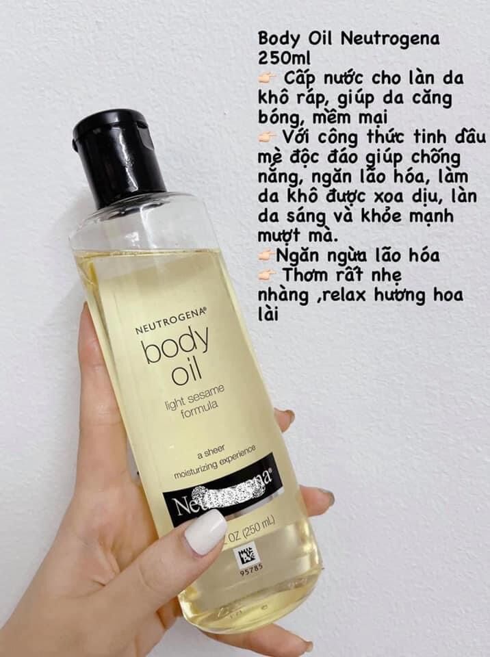 Dầu dưỡng thể Neutrogena Oil 250ml