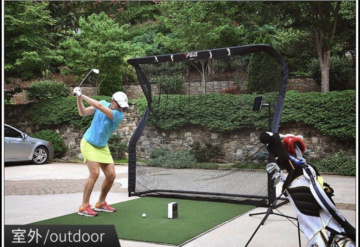 Lưới Tập Swing Golf - PGM LXW019 Zigzag Golf Practice Net (Tặng thảm 30x60)