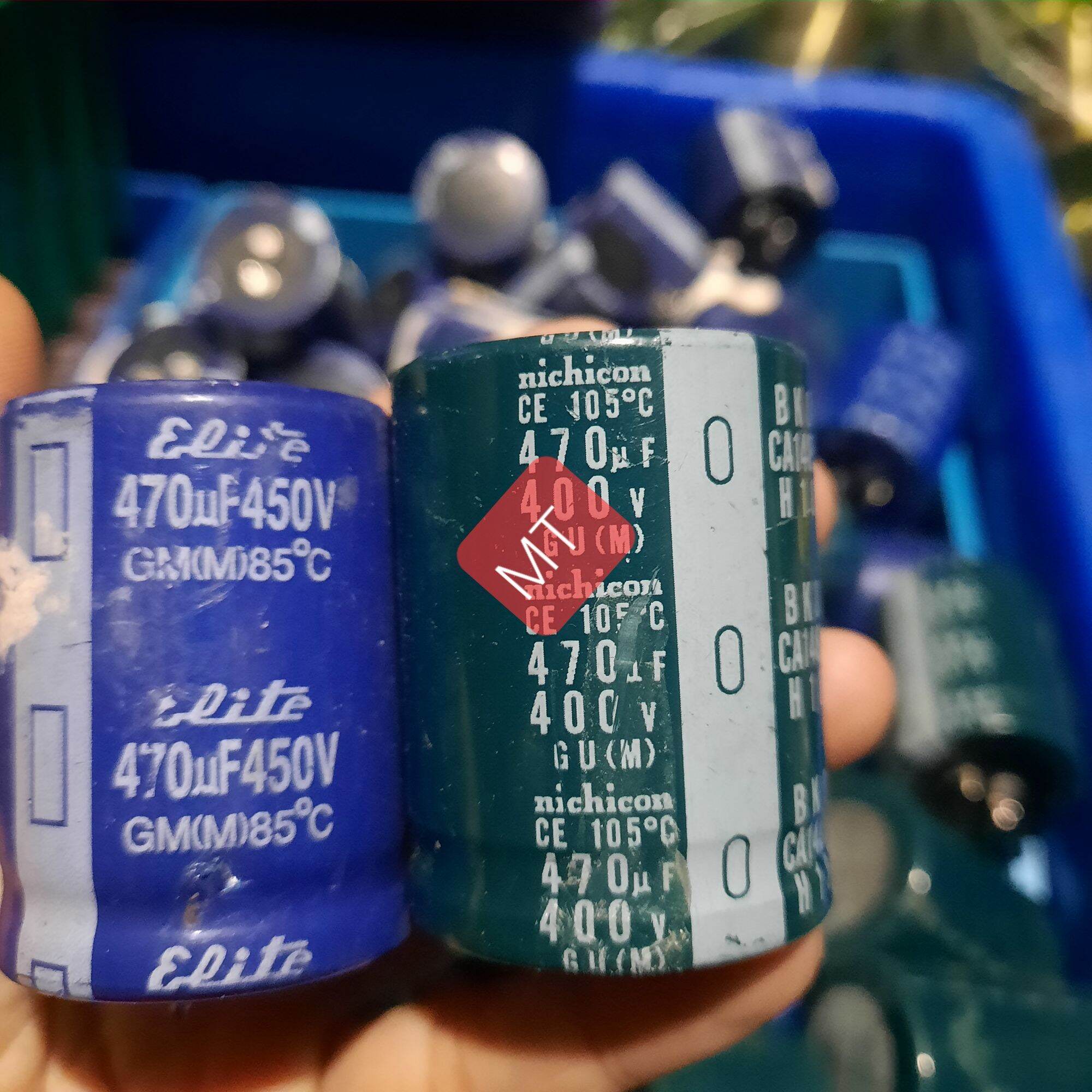 Tụ 470uf-400v/450v (size 3,5cm) tụ sịn hàng TM