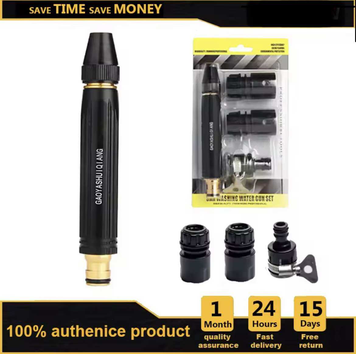Bộ Vòi phun nước tăng áp, vòi xịt nước áp suất cao, vòi xịt nước áp xuất cao dùng tưới cây, rửa xe